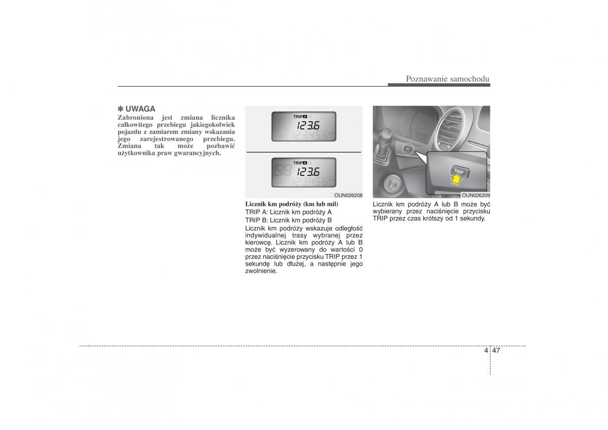 KIA Carens II 2 instrukcja obslugi / page 142