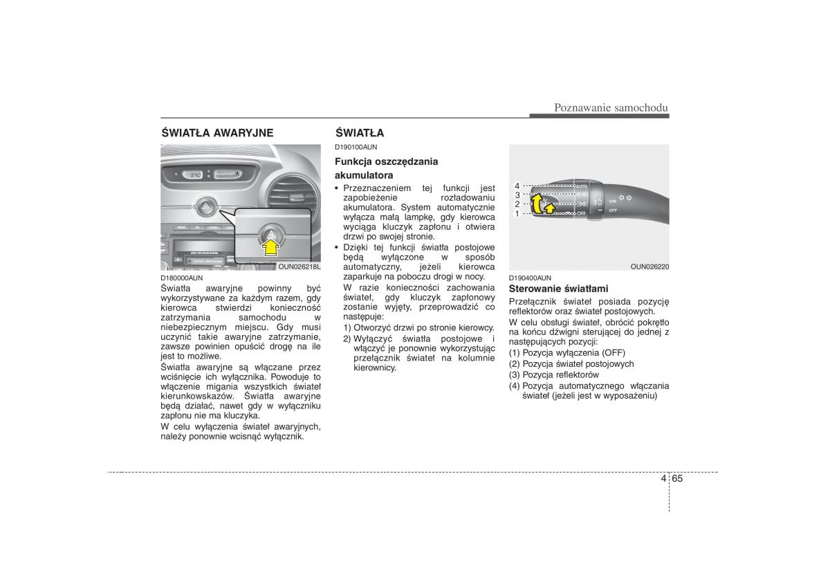 KIA Carens II 2 instrukcja obslugi / page 160