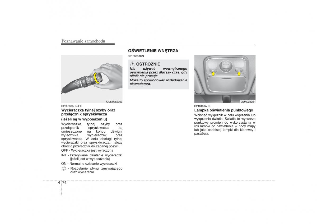 KIA Carens II 2 instrukcja obslugi / page 169