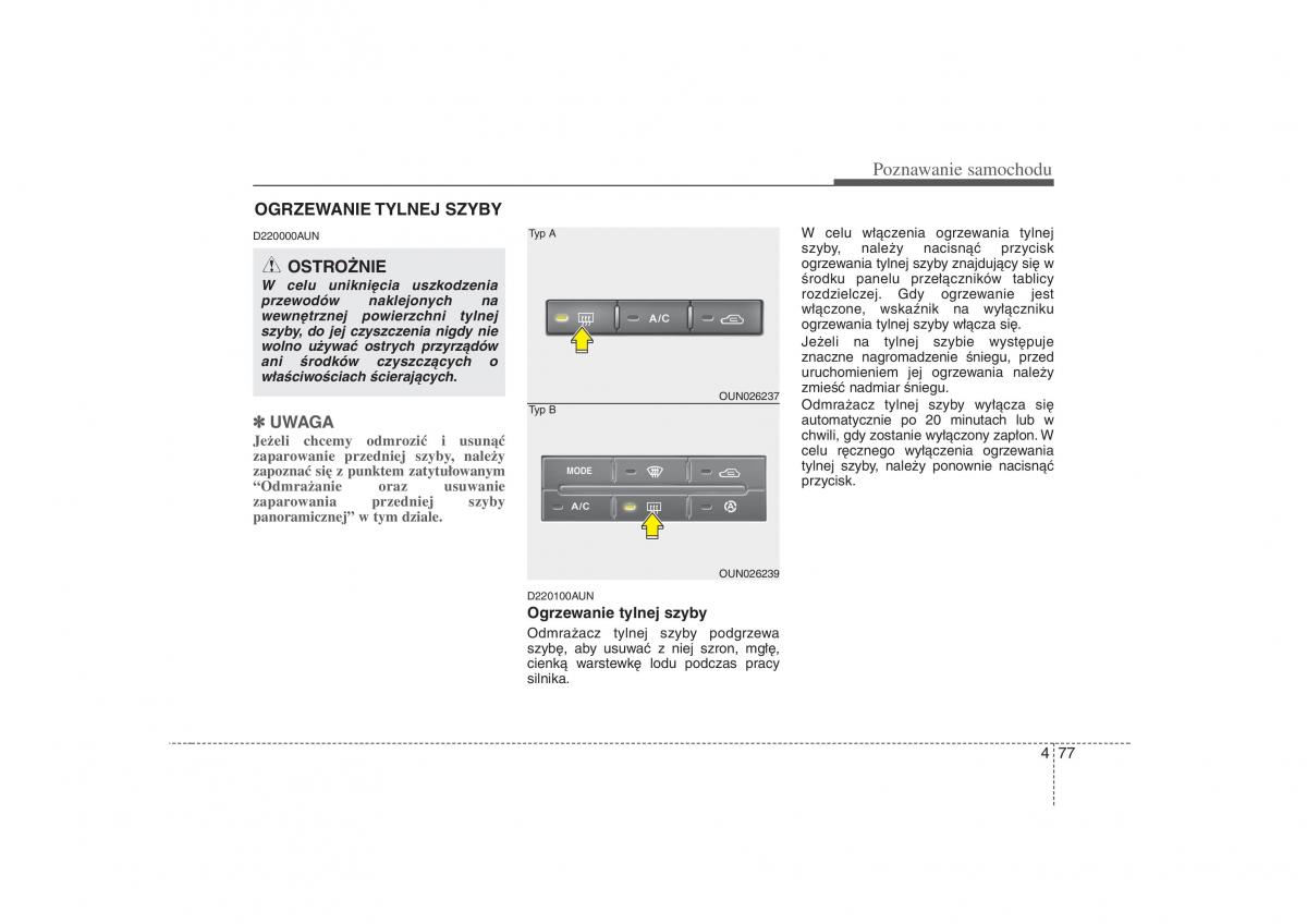 KIA Carens II 2 instrukcja obslugi / page 172