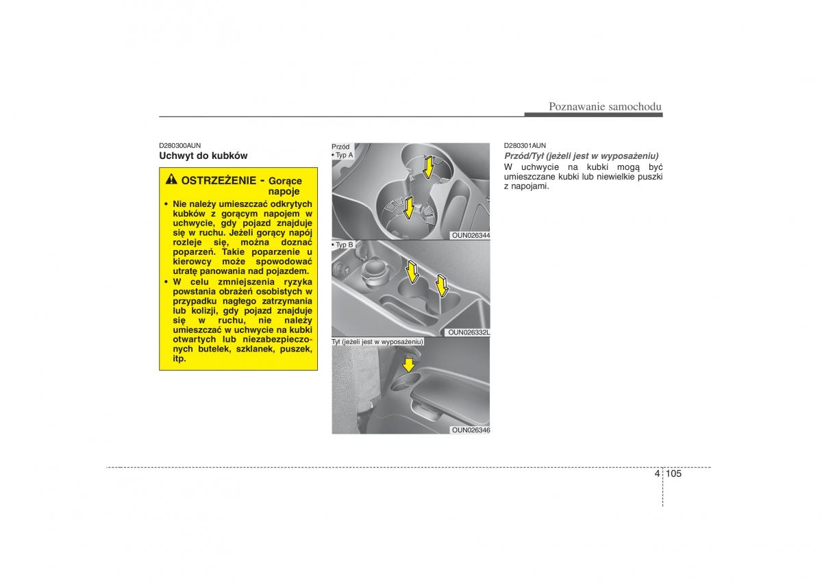 KIA Carens II 2 instrukcja obslugi / page 200