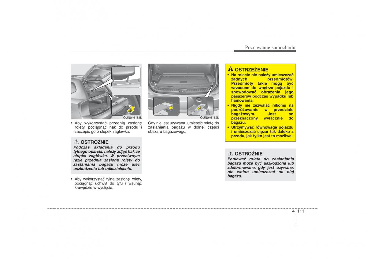 KIA Carens II 2 instrukcja obslugi / page 206