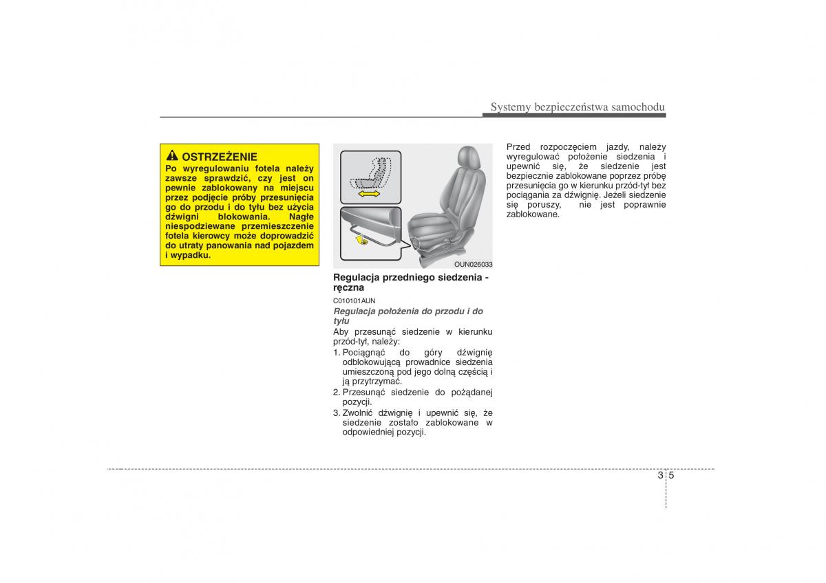 KIA Carens II 2 instrukcja obslugi / page 27