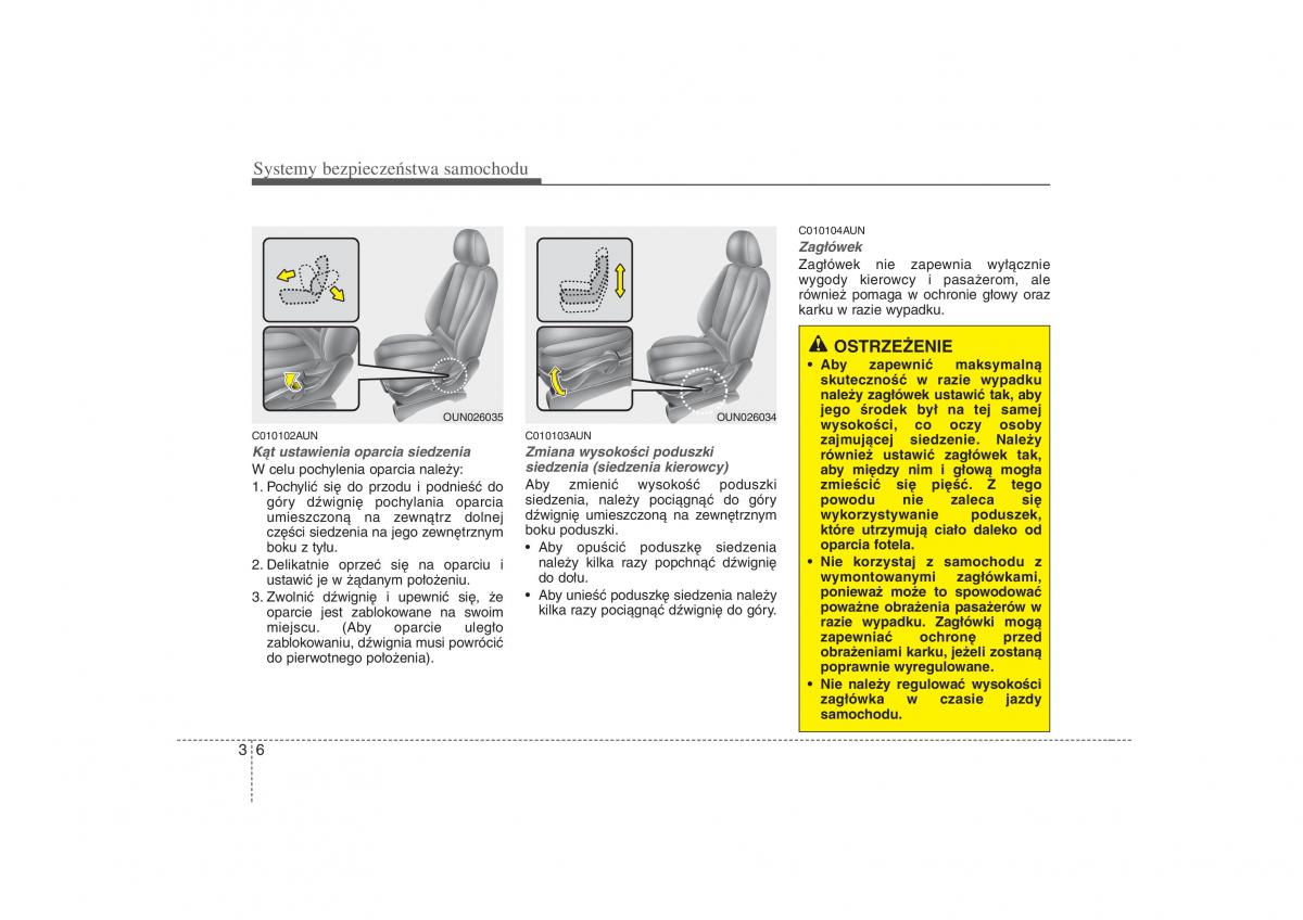 KIA Carens II 2 instrukcja obslugi / page 28