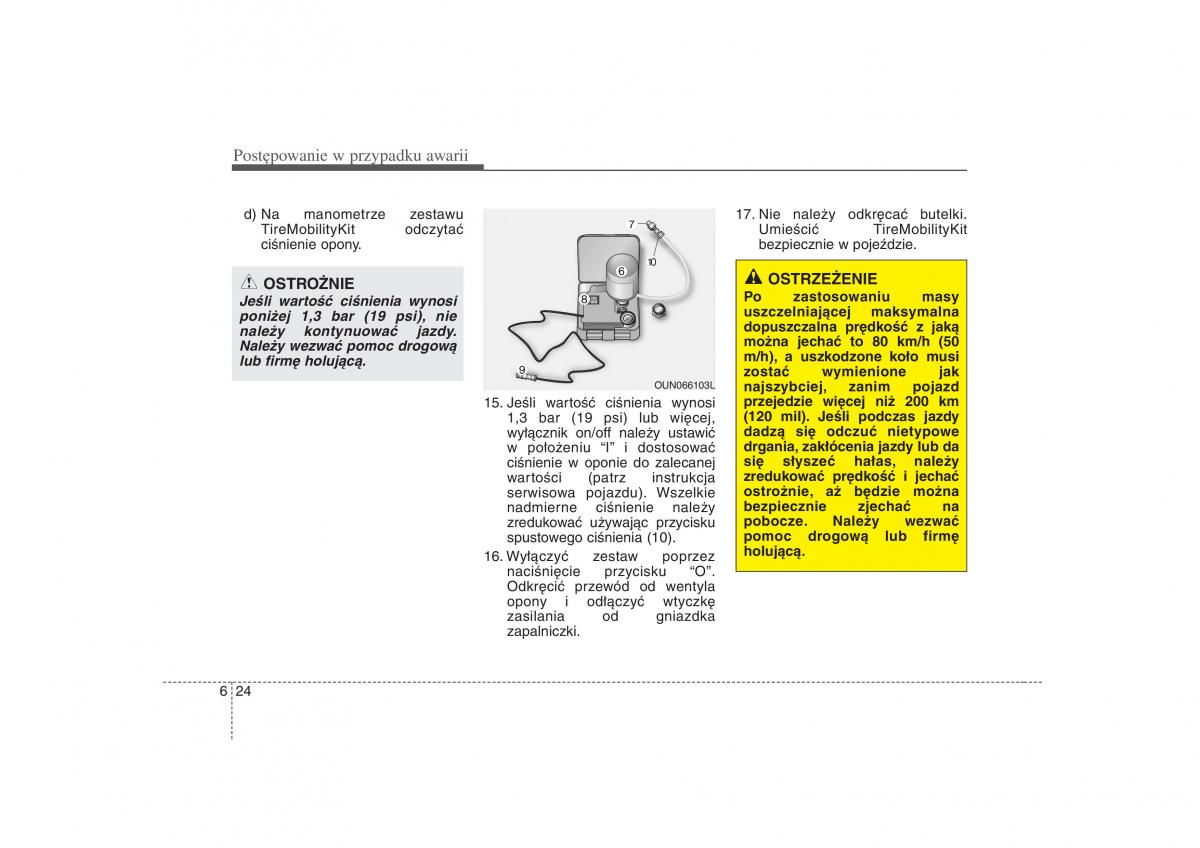 KIA Carens II 2 instrukcja obslugi / page 289