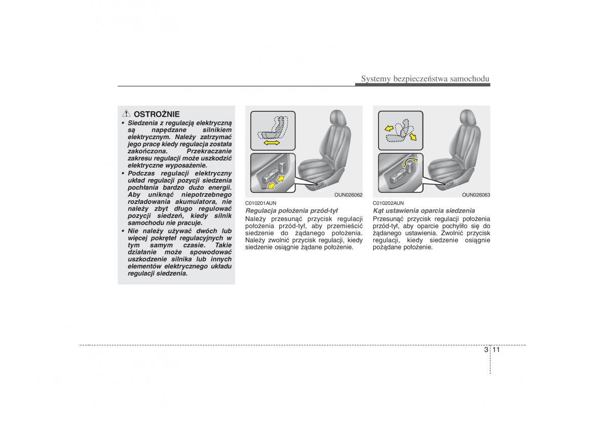 KIA Carens II 2 instrukcja obslugi / page 33