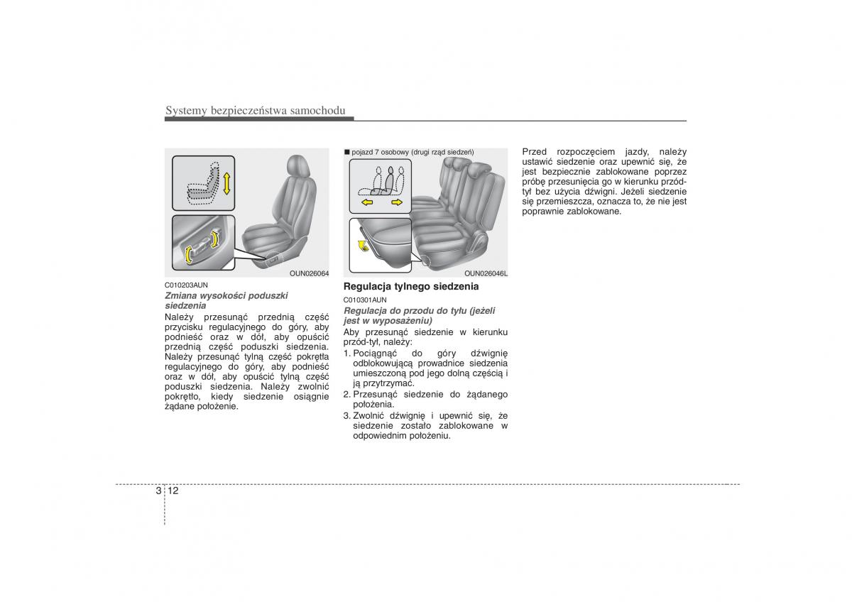 KIA Carens II 2 instrukcja obslugi / page 34