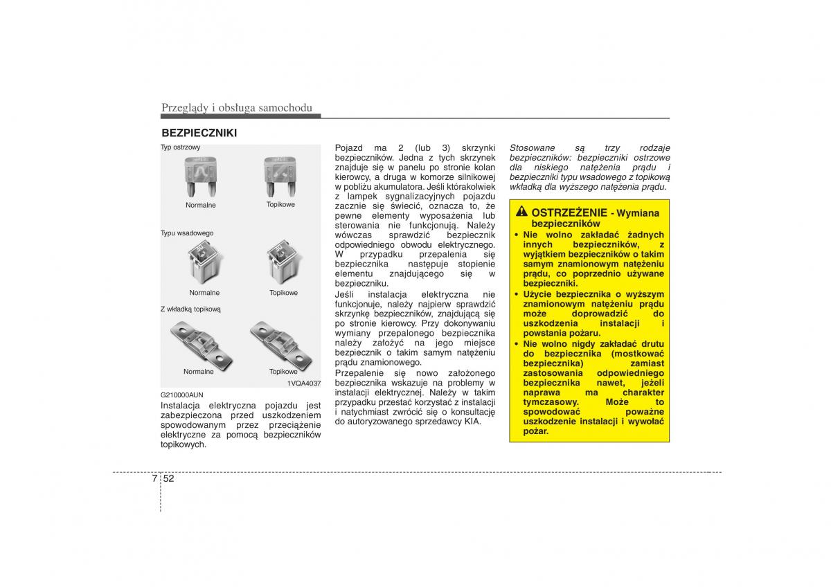 KIA Carens II 2 instrukcja obslugi / page 349