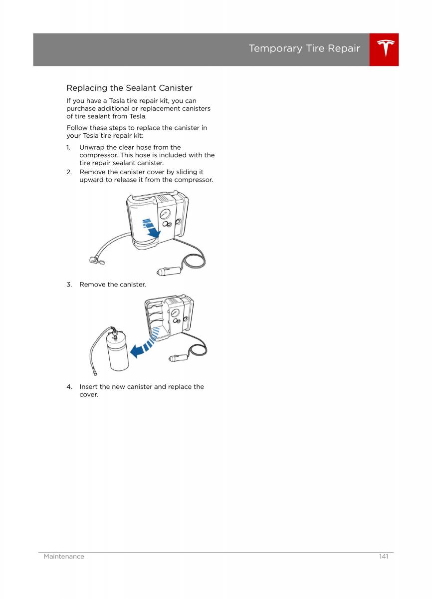 Tesla X owners manual / page 141