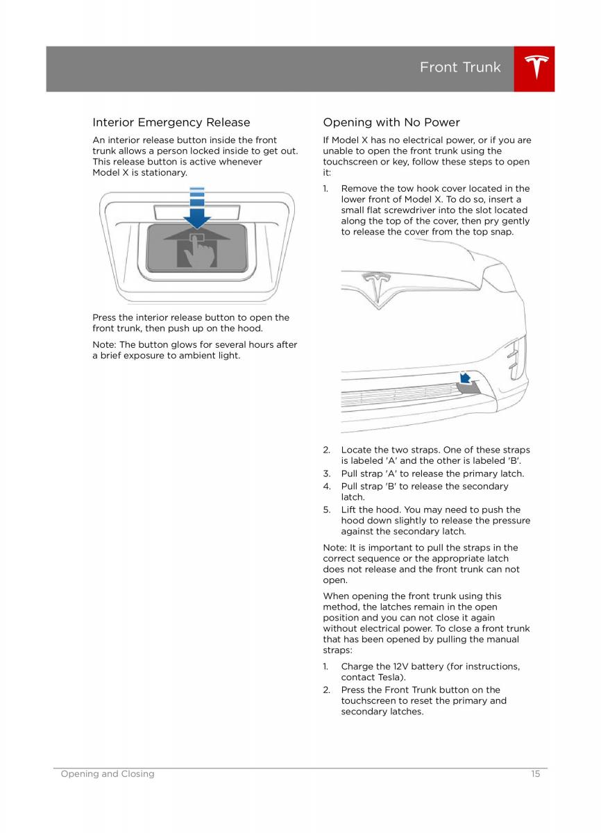 Tesla X owners manual / page 15