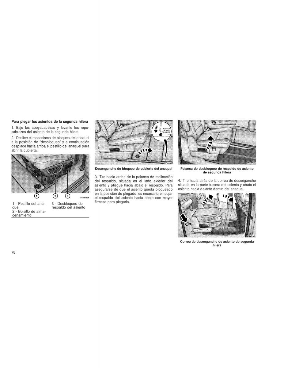 Chrysler Voyager V 5 Town and Country Lancia Voyager manual del propietario / page 81