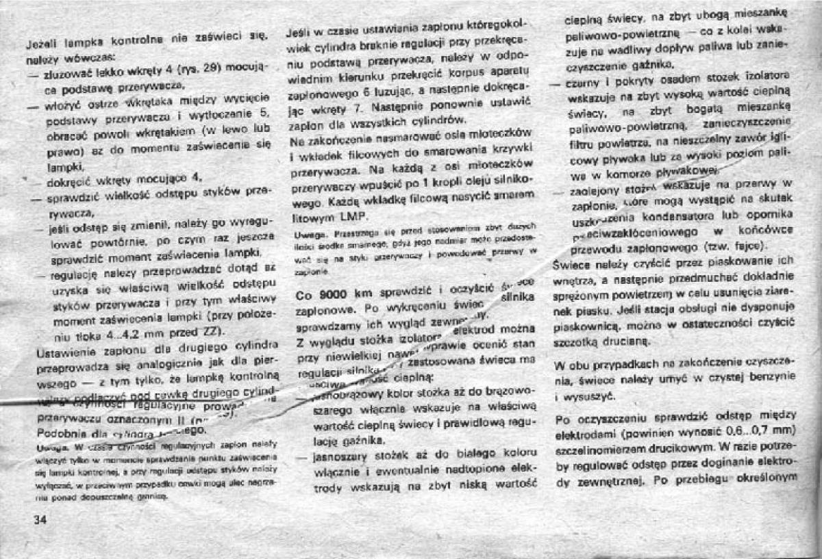 manual  Syrena 105 FSO FSM instrukcja / page 38