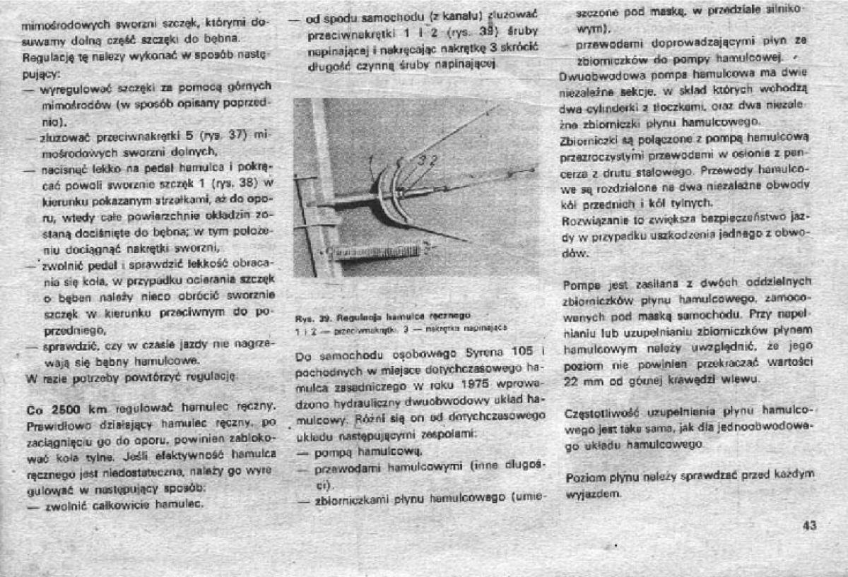 manual  Syrena 105 FSO FSM instrukcja / page 47
