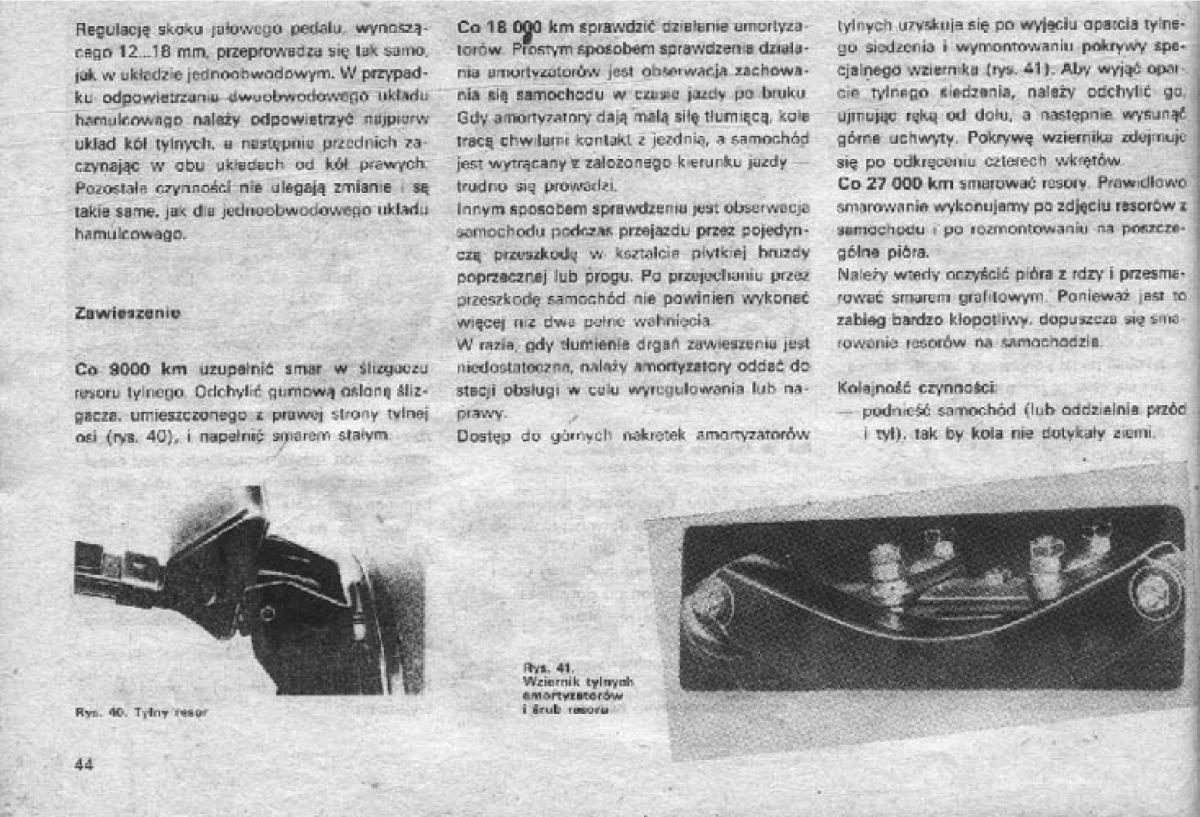 Syrena 105 FSO FSM instrukcja obslugi / page 48