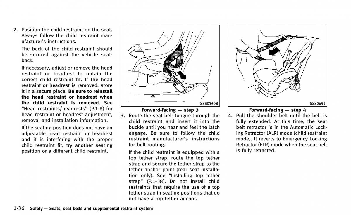 Infiniti Q50 owners manual / page 55