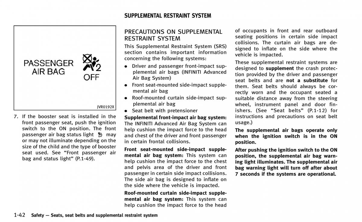 Infiniti Q50 owners manual / page 61