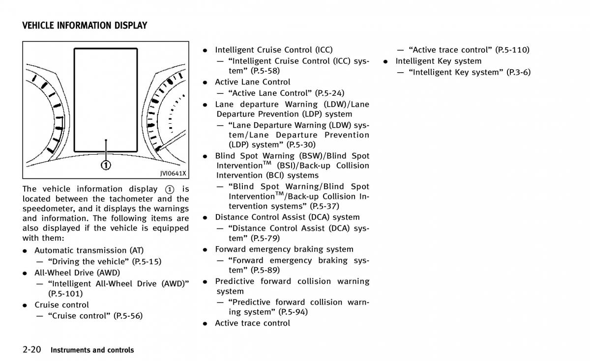 Infiniti Q50 owners manual / page 95