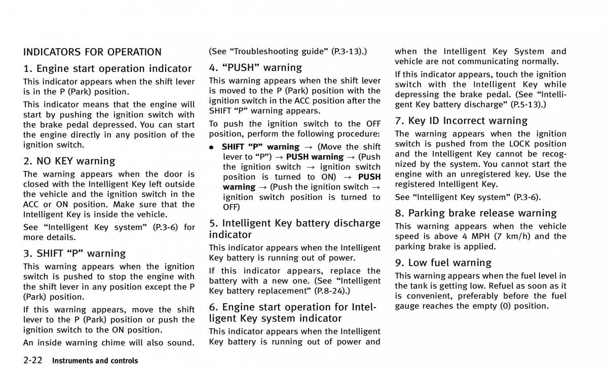 Infiniti Q50 owners manual / page 97