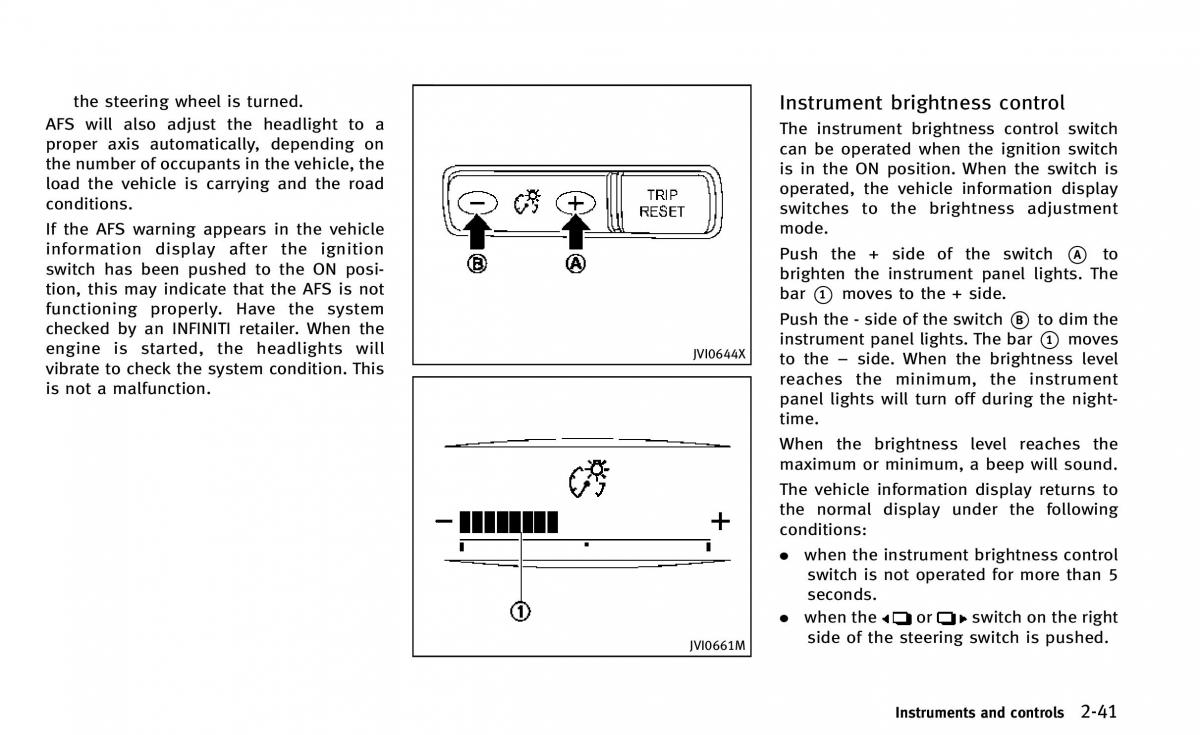 Infiniti Q50 owners manual / page 116