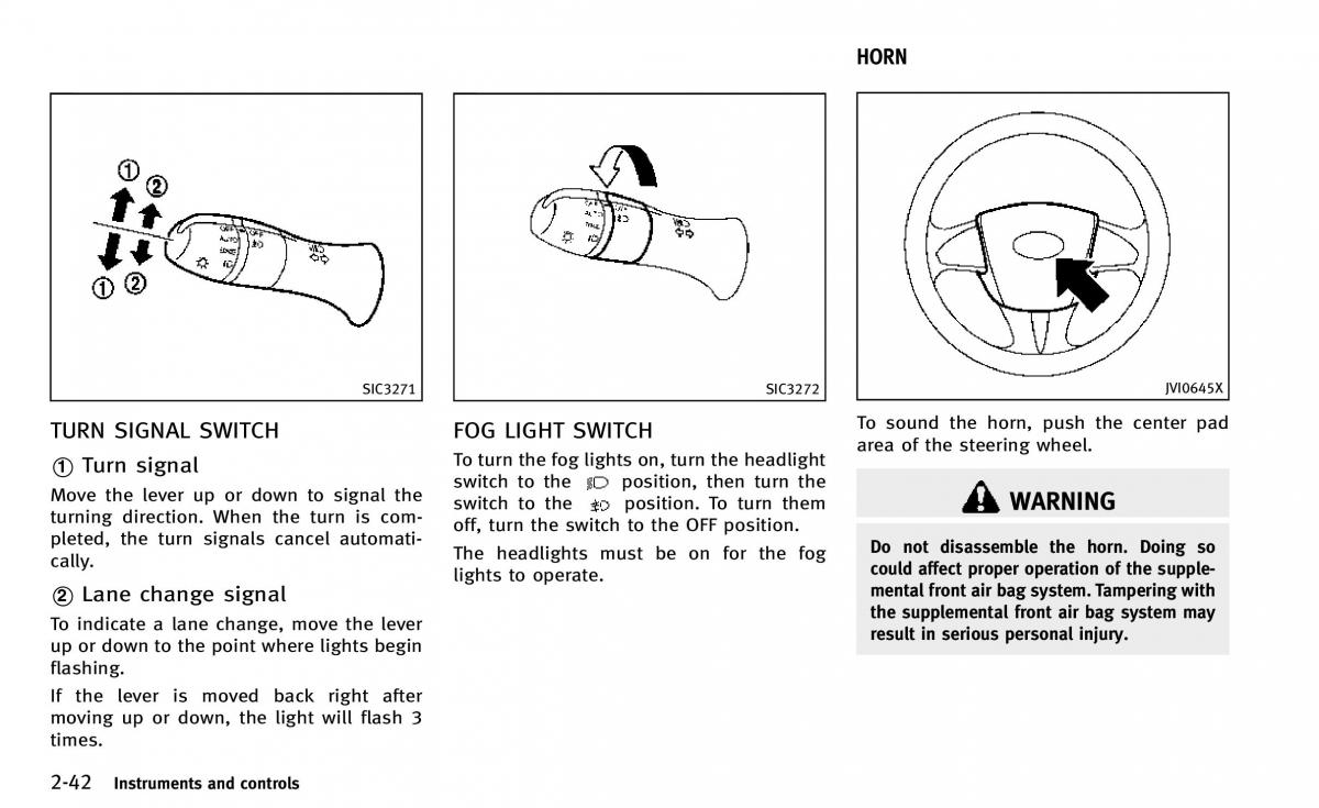 Infiniti Q50 owners manual / page 117