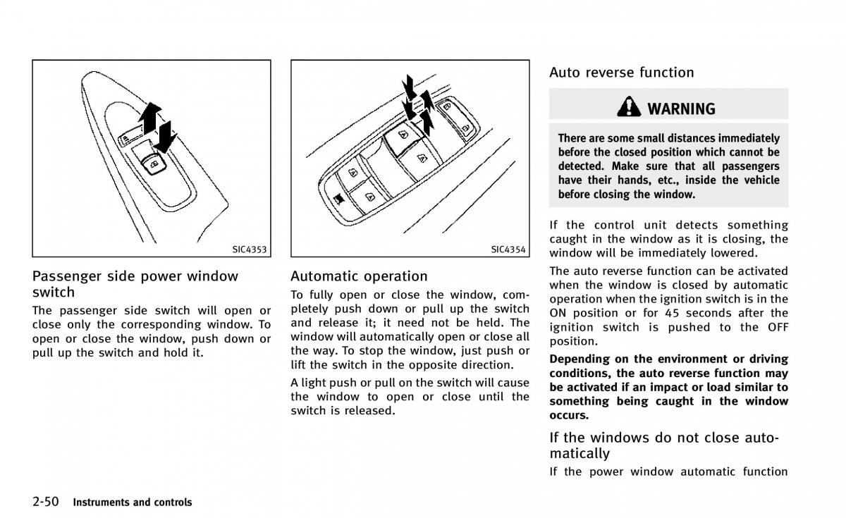 Infiniti Q50 owners manual / page 125