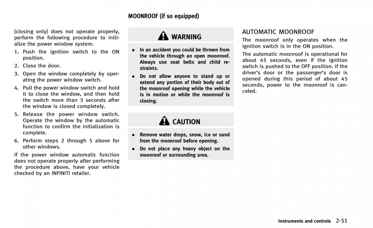 Infiniti Q50 owners manual / page 126