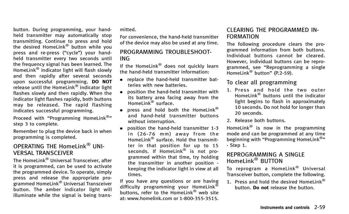 Infiniti Q50 owners manual / page 134