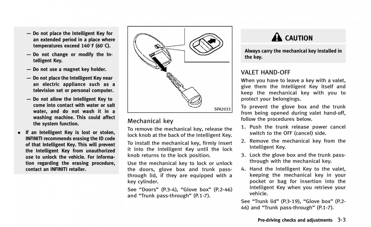 Infiniti Q50 owners manual / page 138