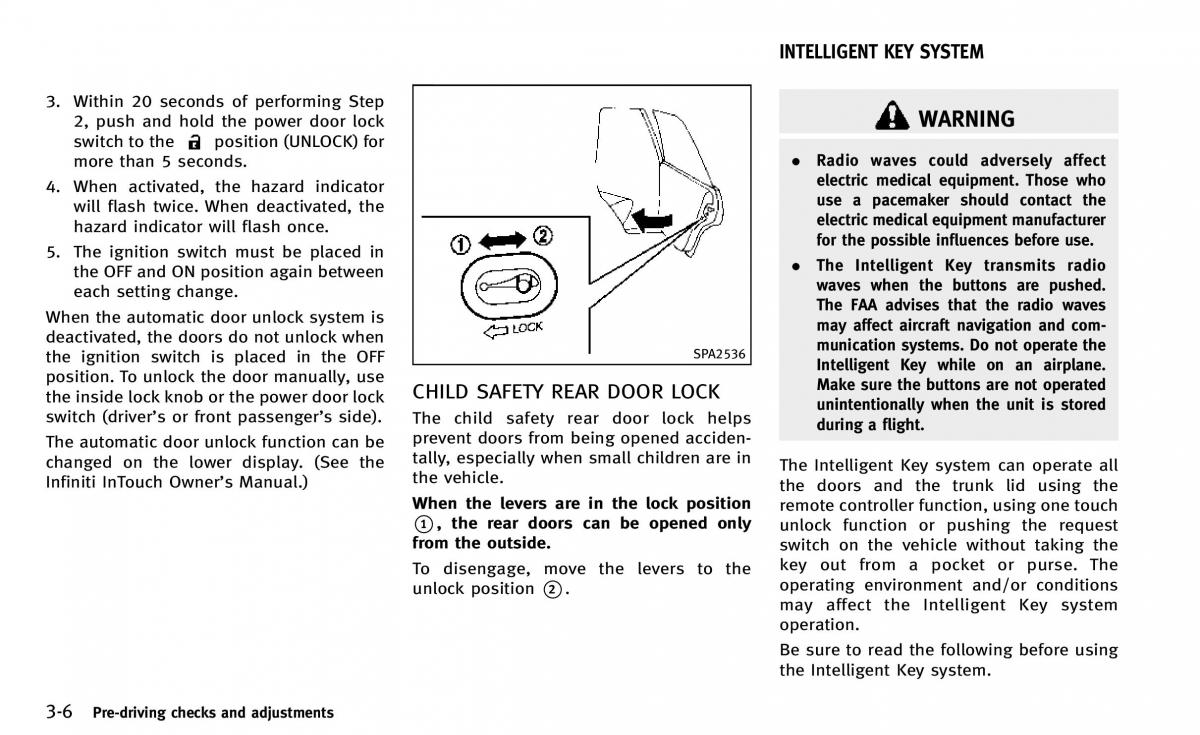 Infiniti Q50 owners manual / page 141