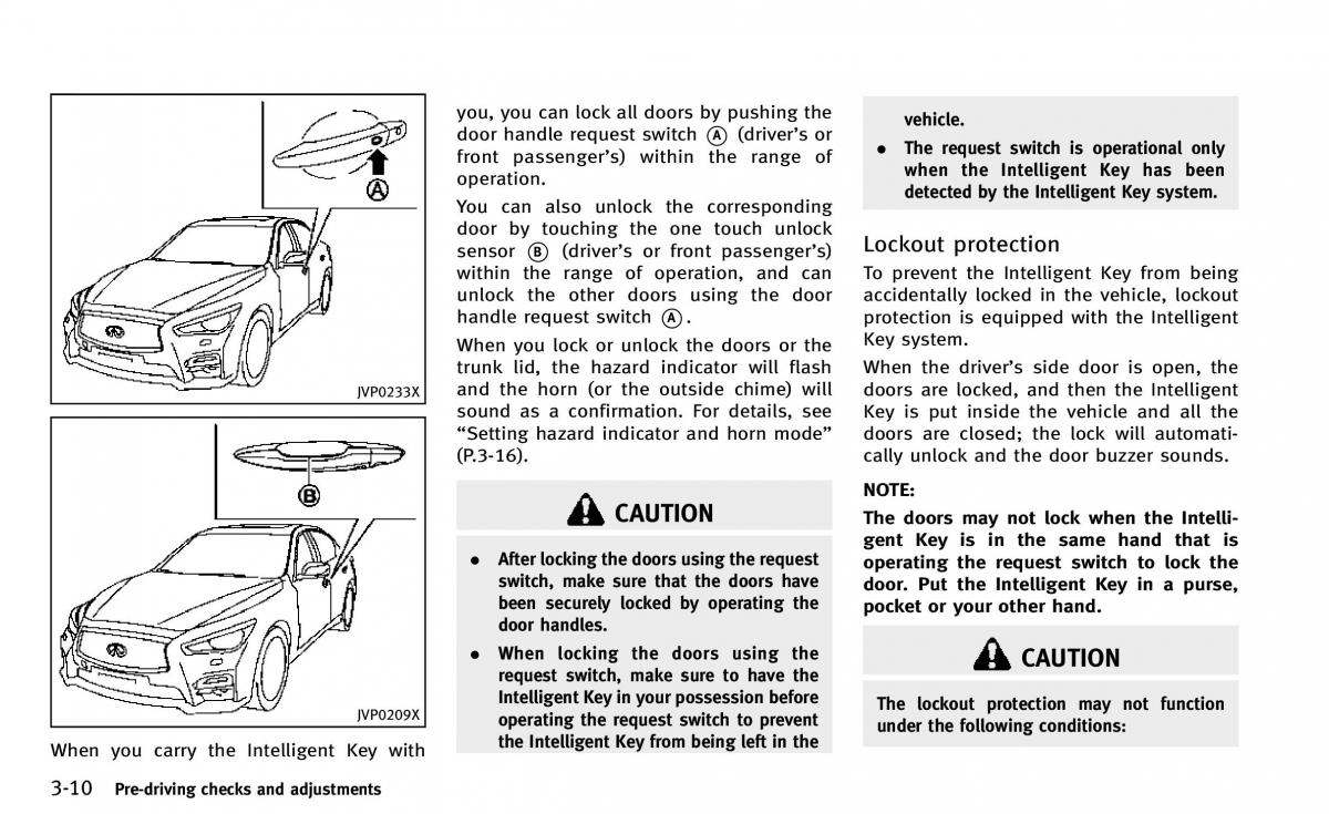 Infiniti Q50 owners manual / page 145