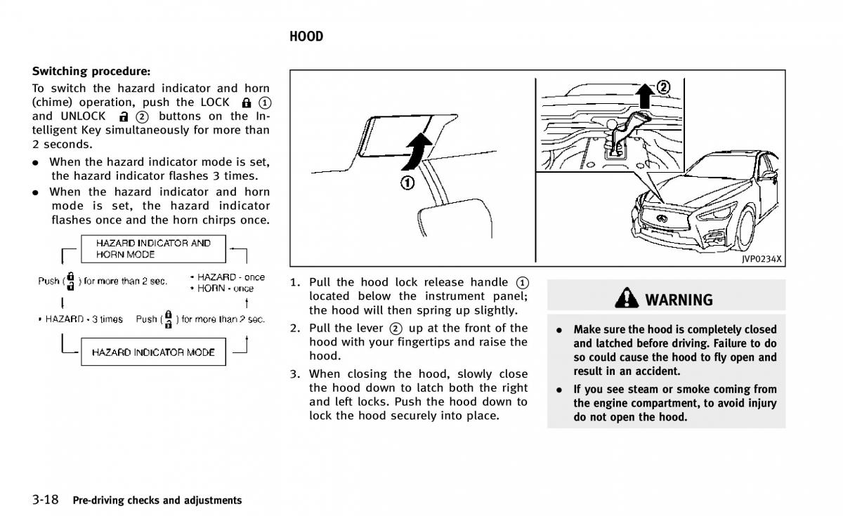 Infiniti Q50 owners manual / page 153