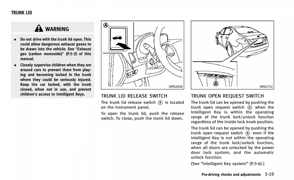 Infiniti Q50 owners manual / page 154