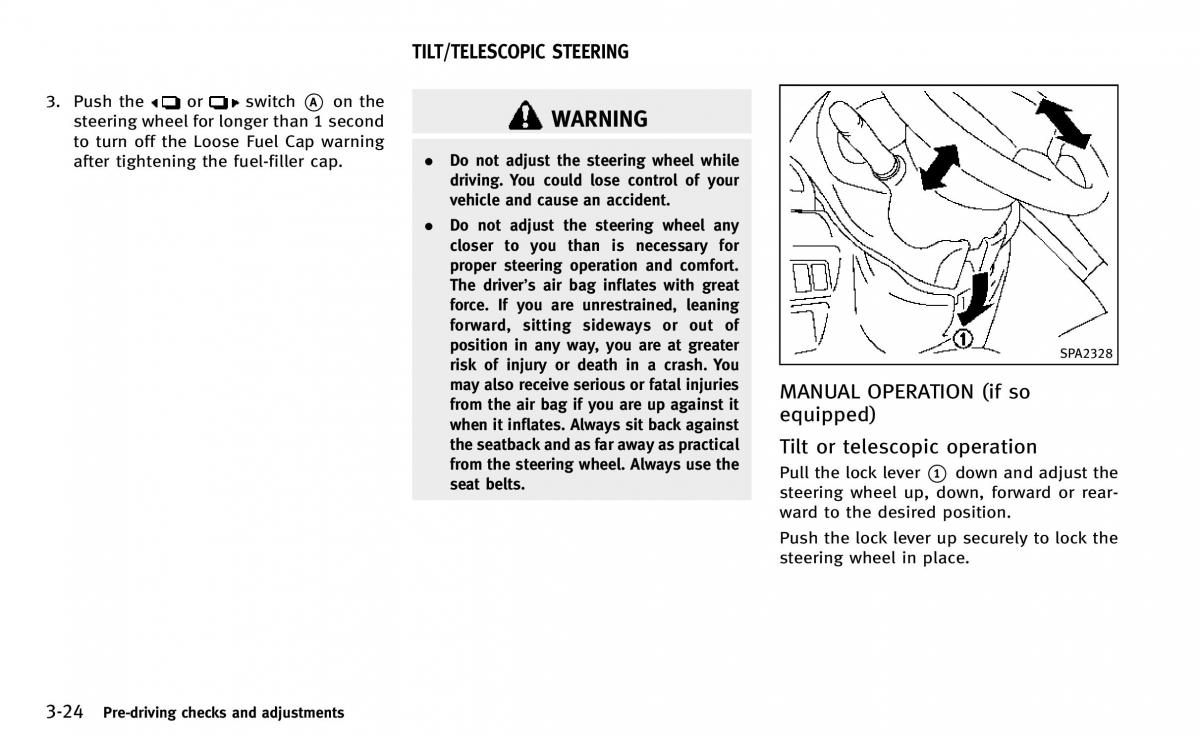 Infiniti Q50 owners manual / page 159