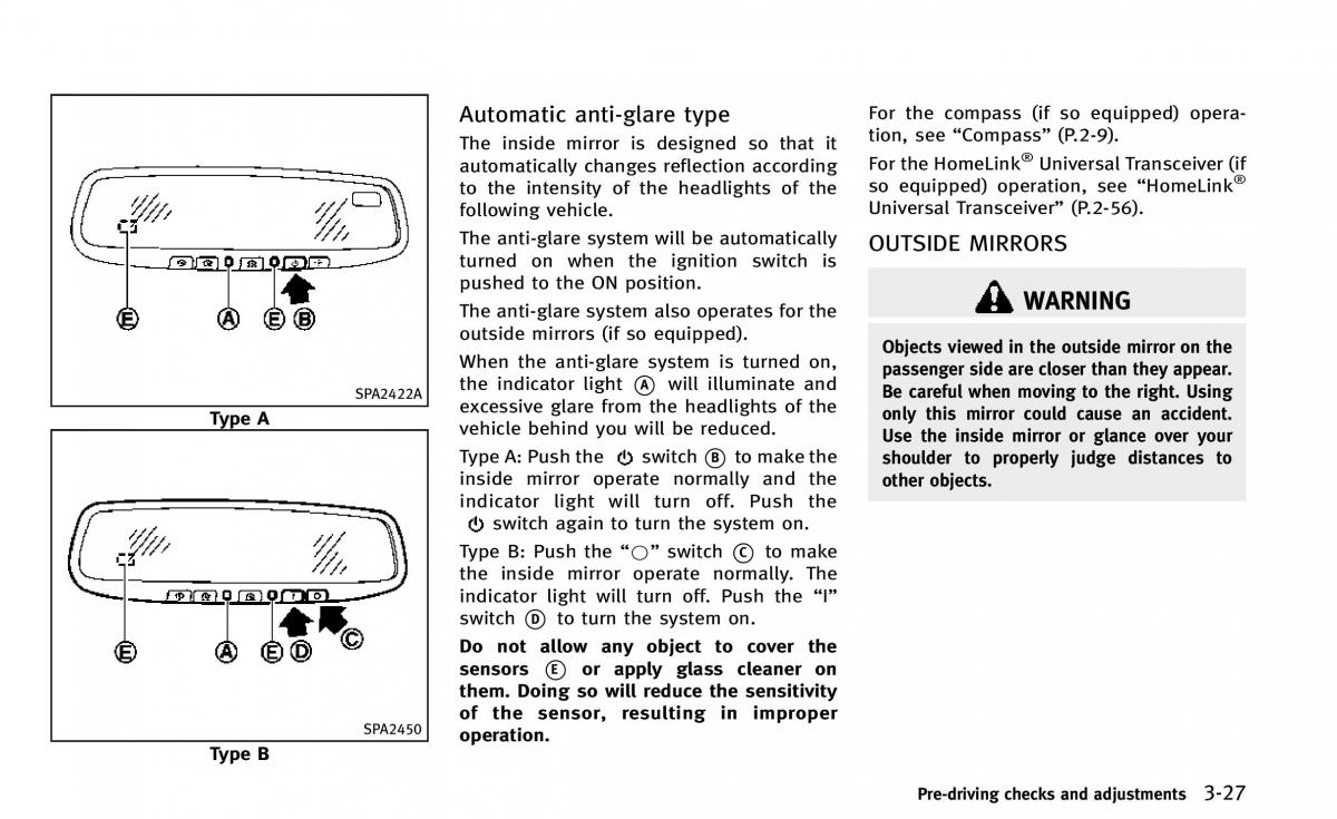 Infiniti Q50 owners manual / page 162