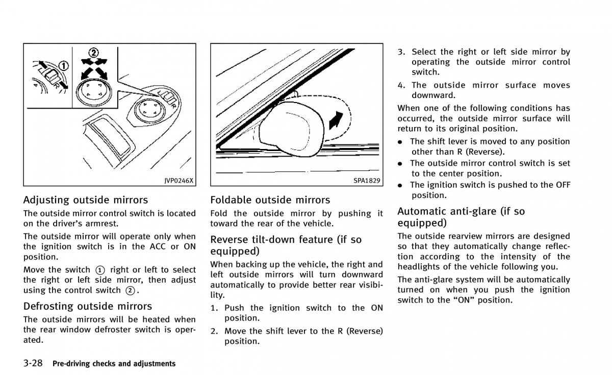 Infiniti Q50 owners manual / page 163