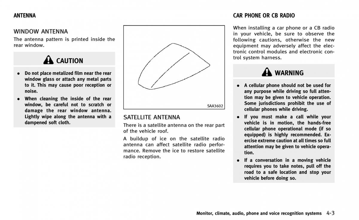 Infiniti Q50 owners manual / page 170