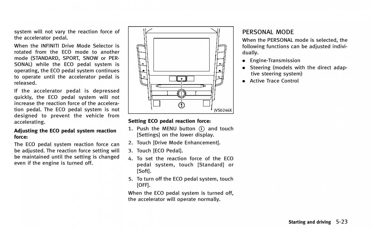 Infiniti Q50 owners manual / page 194