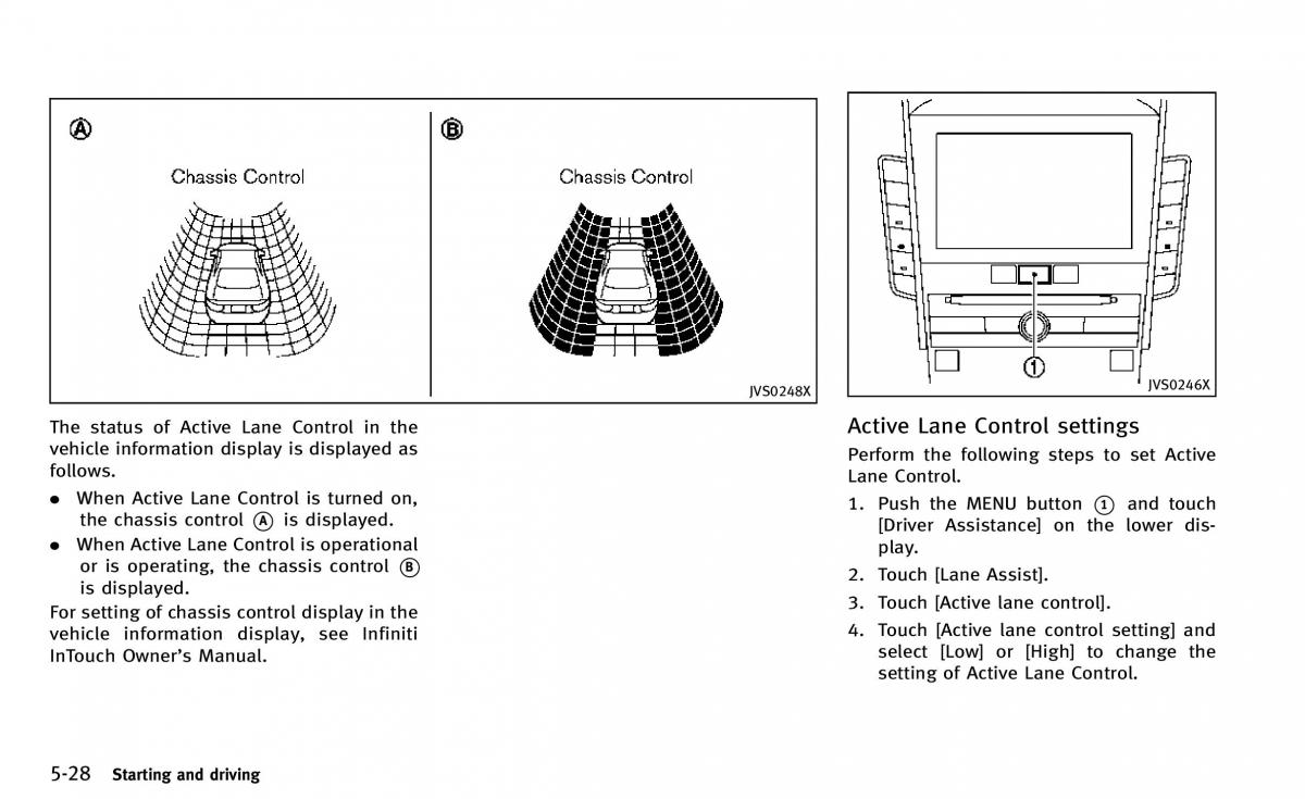 Infiniti Q50 owners manual / page 199