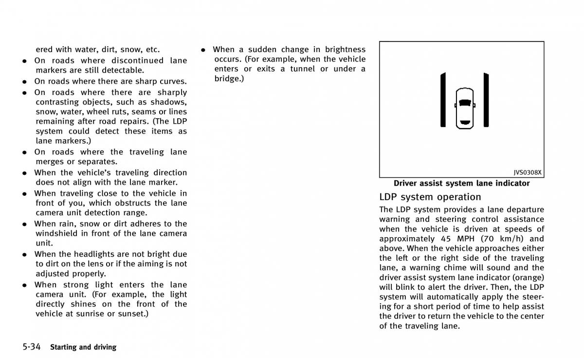 Infiniti Q50 owners manual / page 205