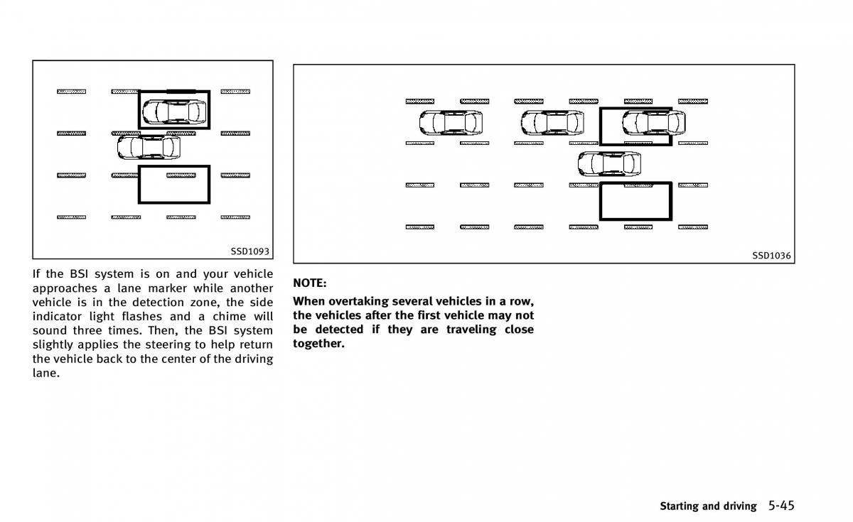 Infiniti Q50 owners manual / page 216