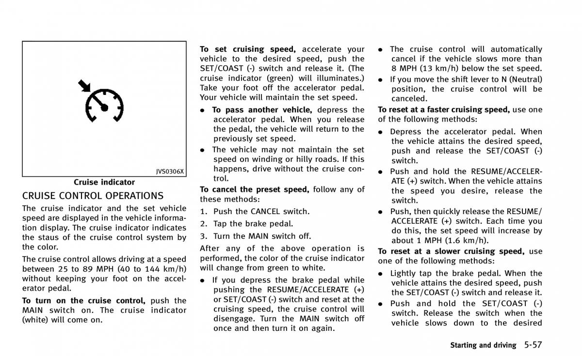 Infiniti Q50 owners manual / page 228