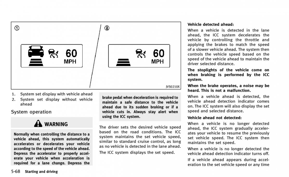 Infiniti Q50 owners manual / page 239