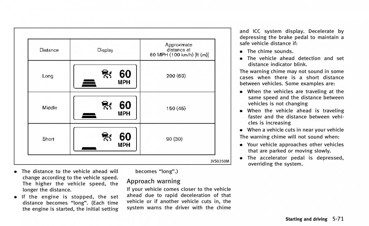 Infiniti Q50 owners manual / page 242