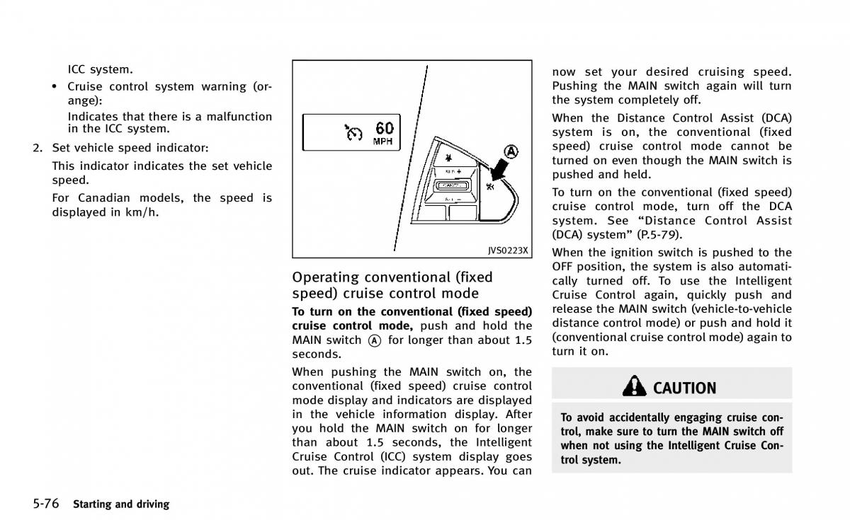 Infiniti Q50 owners manual / page 247