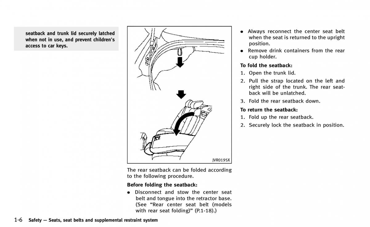 Infiniti Q50 owners manual / page 25