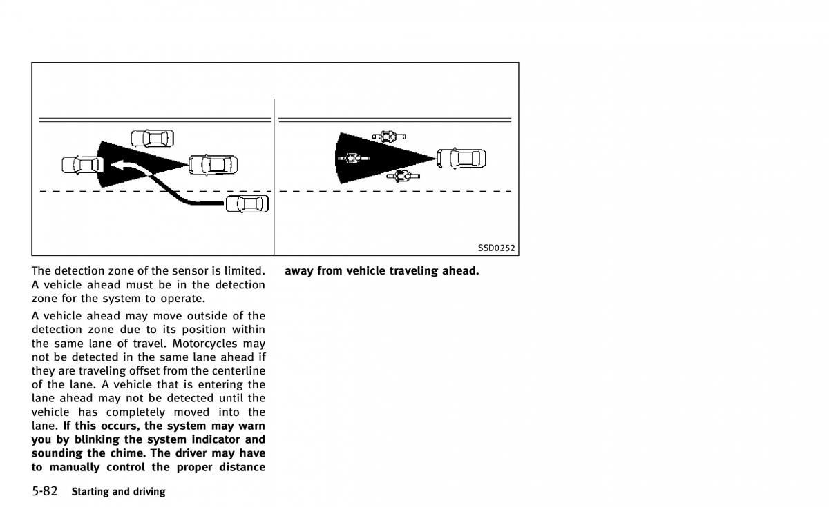 Infiniti Q50 owners manual / page 253