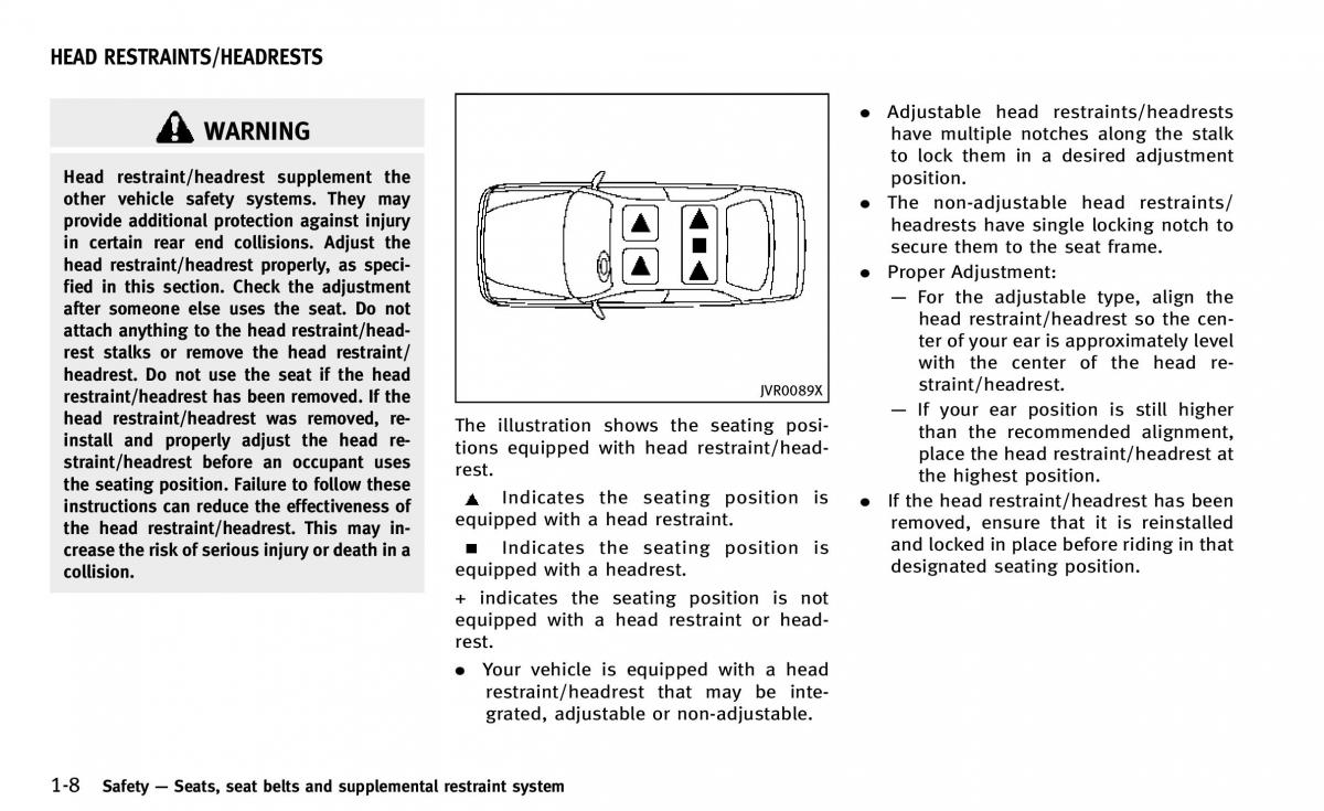 Infiniti Q50 owners manual / page 27