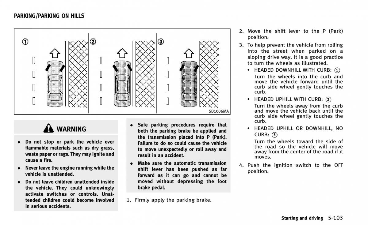 Infiniti Q50 owners manual / page 274