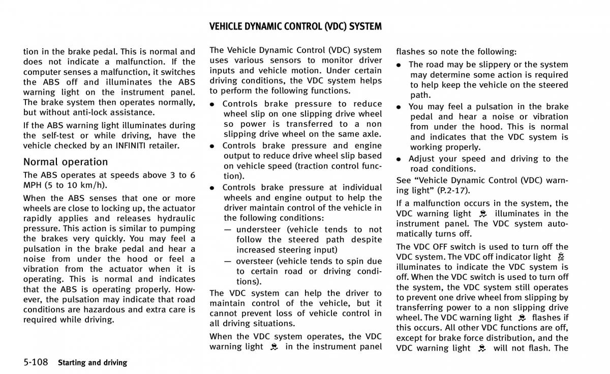 Infiniti Q50 owners manual / page 279