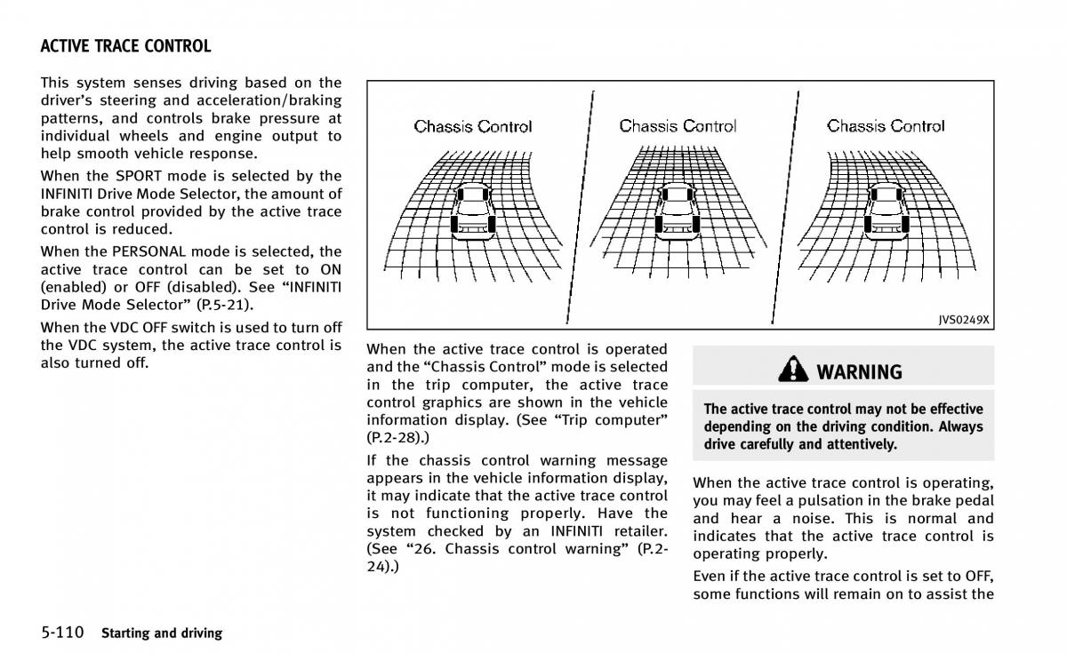 Infiniti Q50 owners manual / page 281